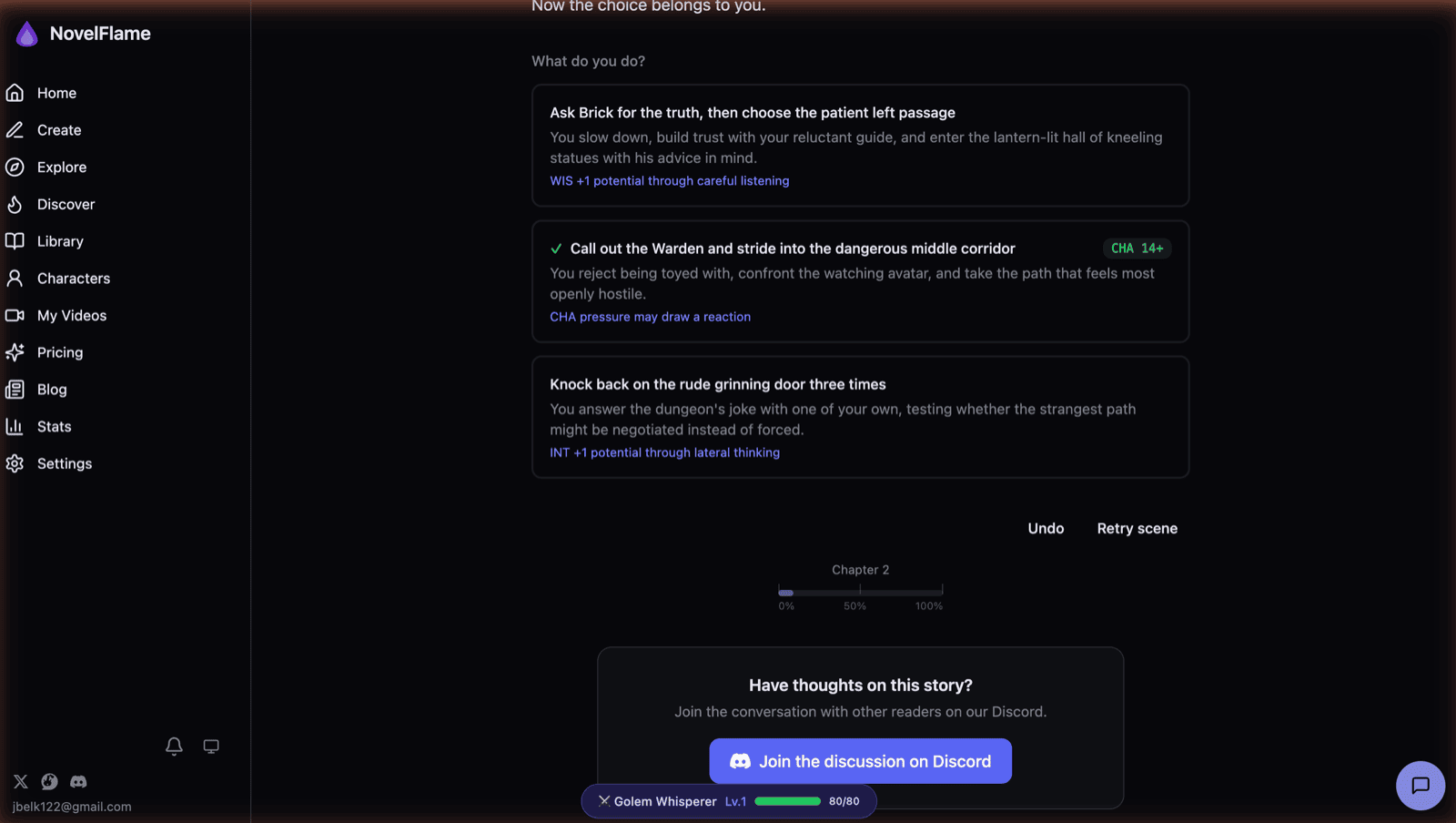 NovelFlame screenshot